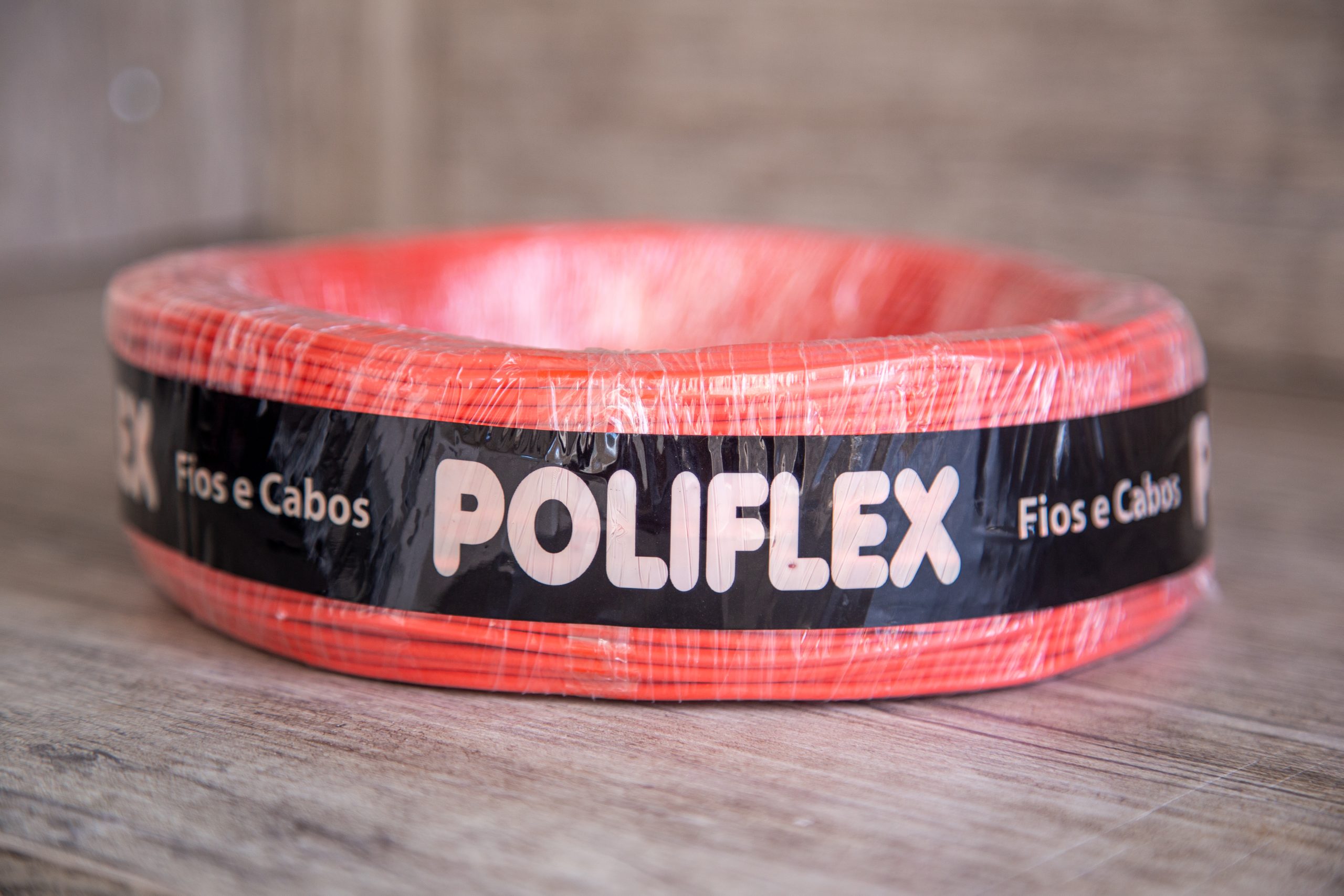 Fio Elétrico Cabo Flexível 1.5mm Rolo com 100 Metros - Vermelho