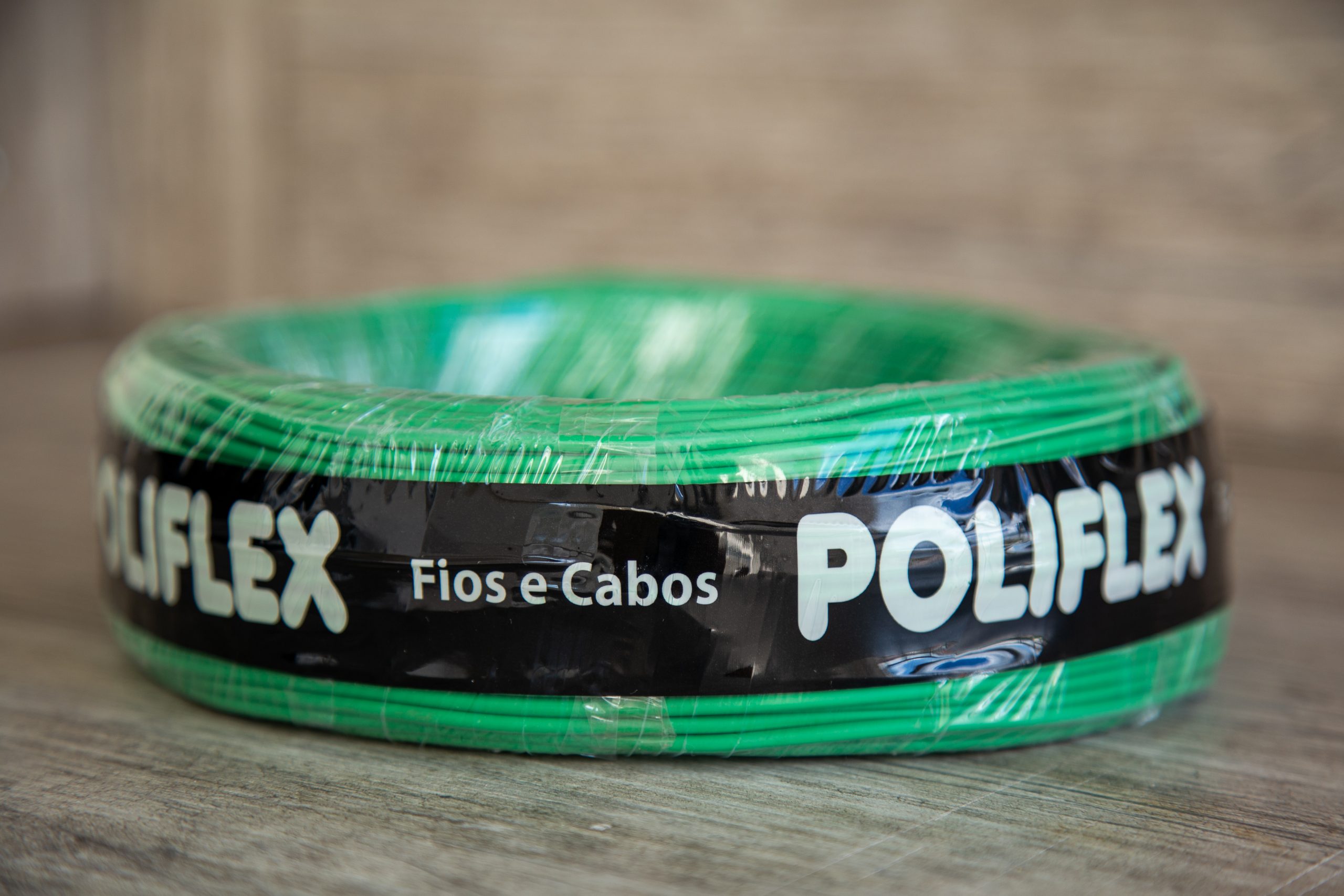 Fio Elétrico Cabo Flexível 1.5mm Rolo com 100 Metros - Verde