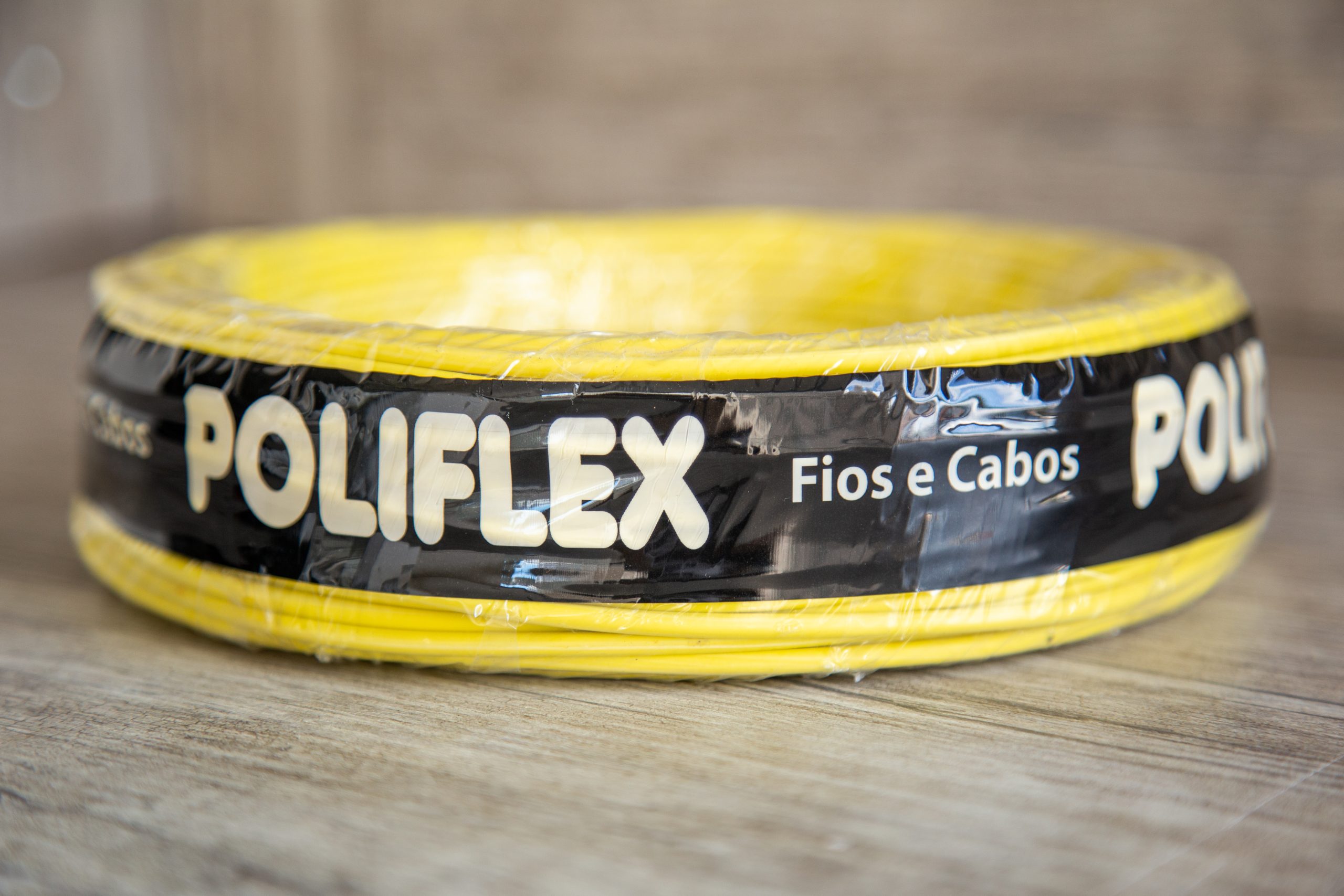 Fio Elétrico Cabo Flexível 1.5mm Rolo com 100 Metros - Amarelo - Imagem 2